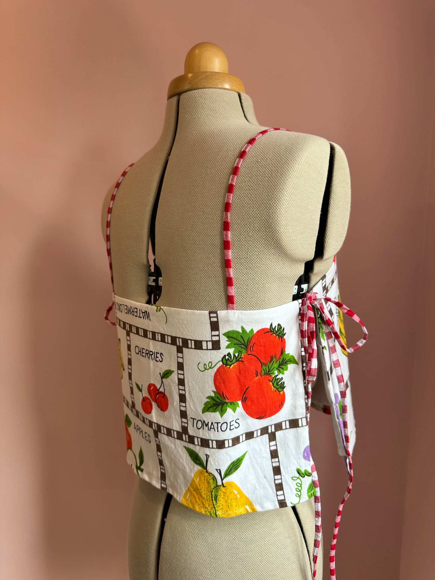 Fruit Print May Tie Side Cami Size 2 (UK 10-12)