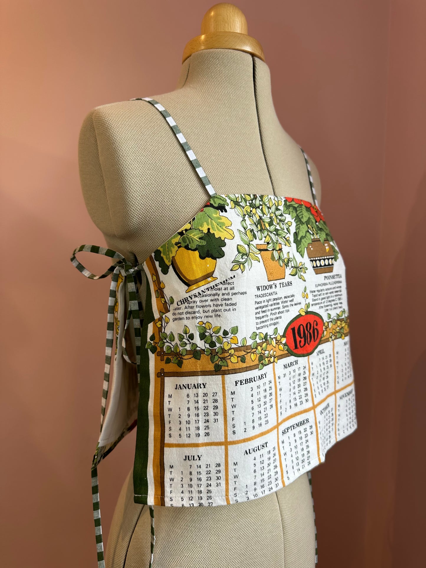 Houseplant Care 1984 May Tie Side Cami Size 6-8