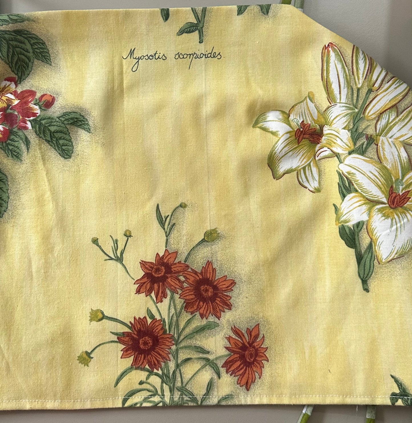 Yellow Floral May Tie Side Cami Size 3 (UK 14-16)