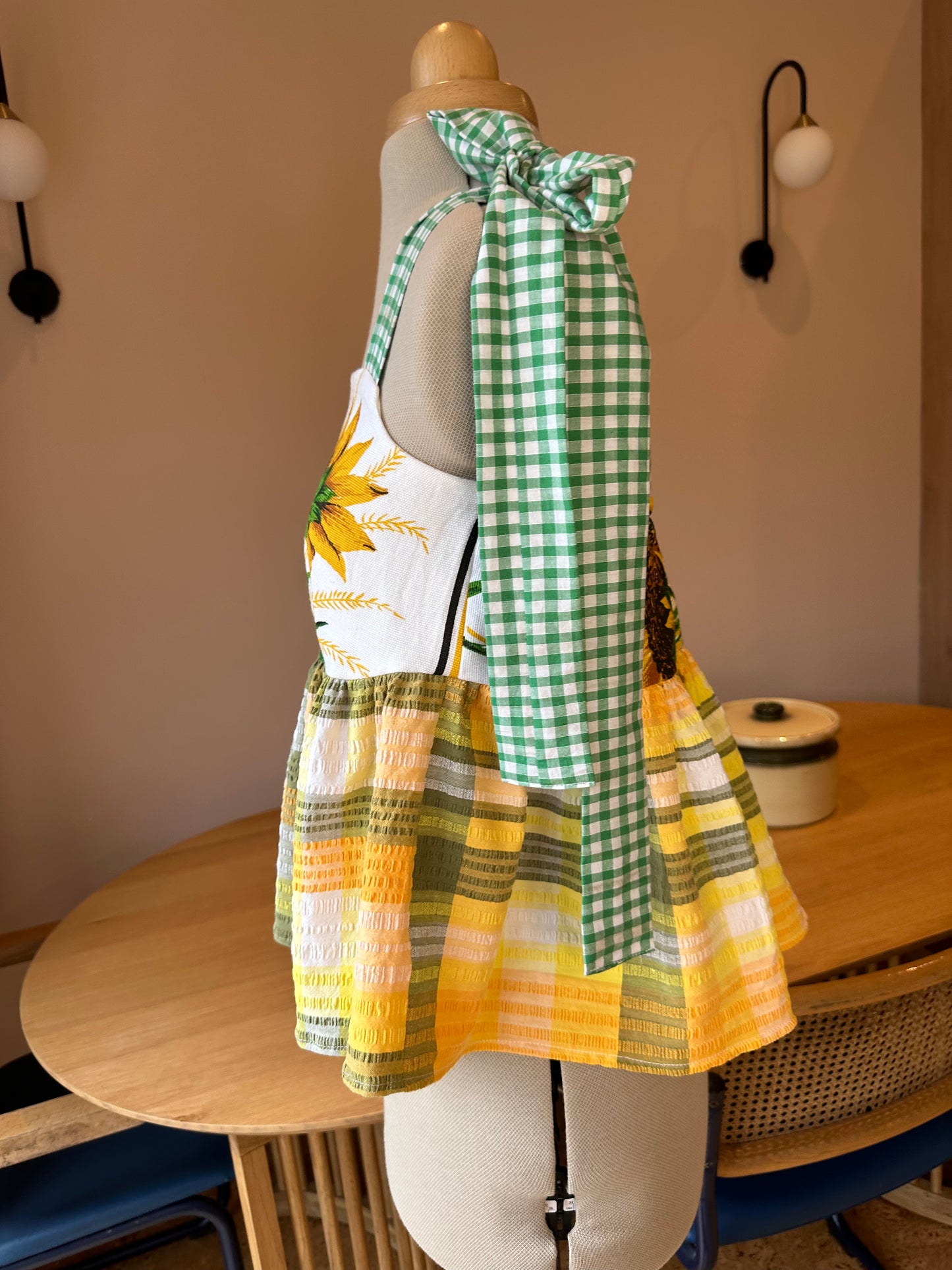Etta Sunflower Tie Strap Top 6-8