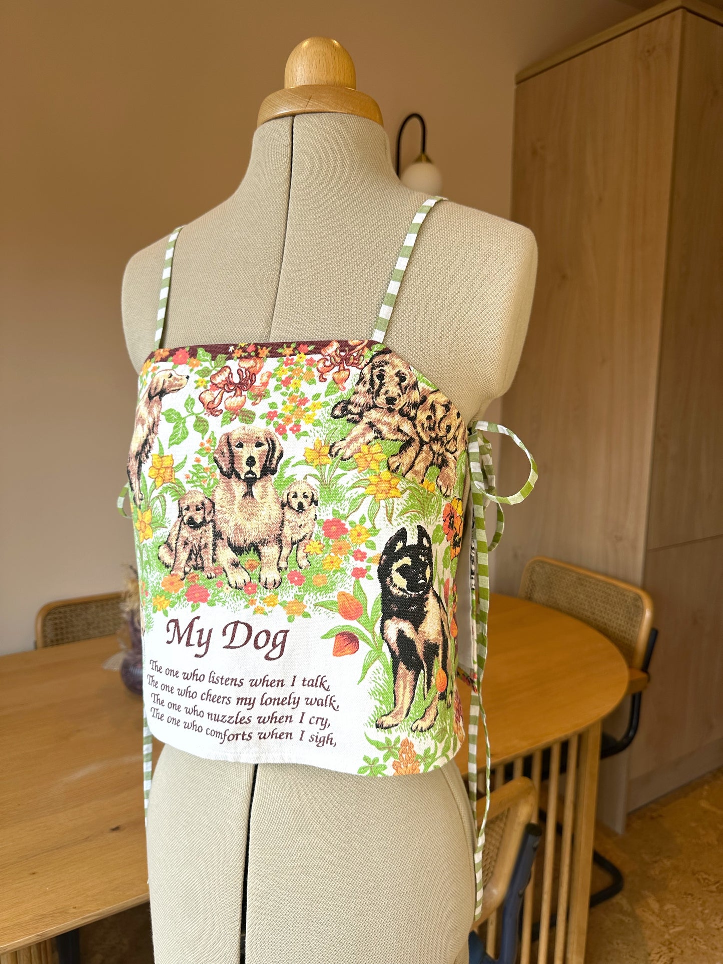 My Dog May Tie Side Cami Size 1 (UK 6-8)