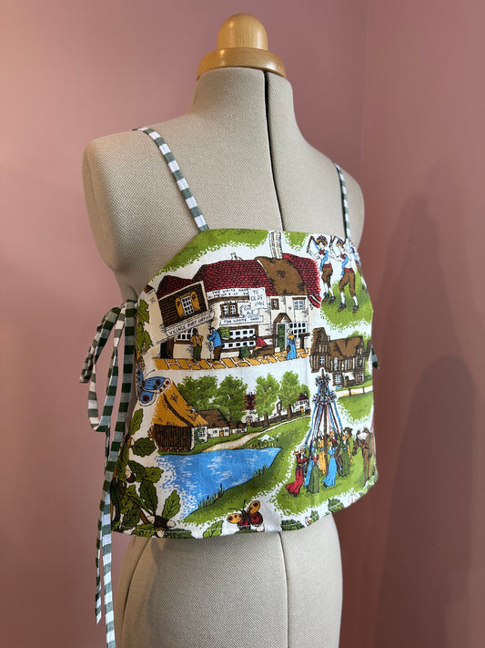 Village Life May Tie Side Cami Size 6-8