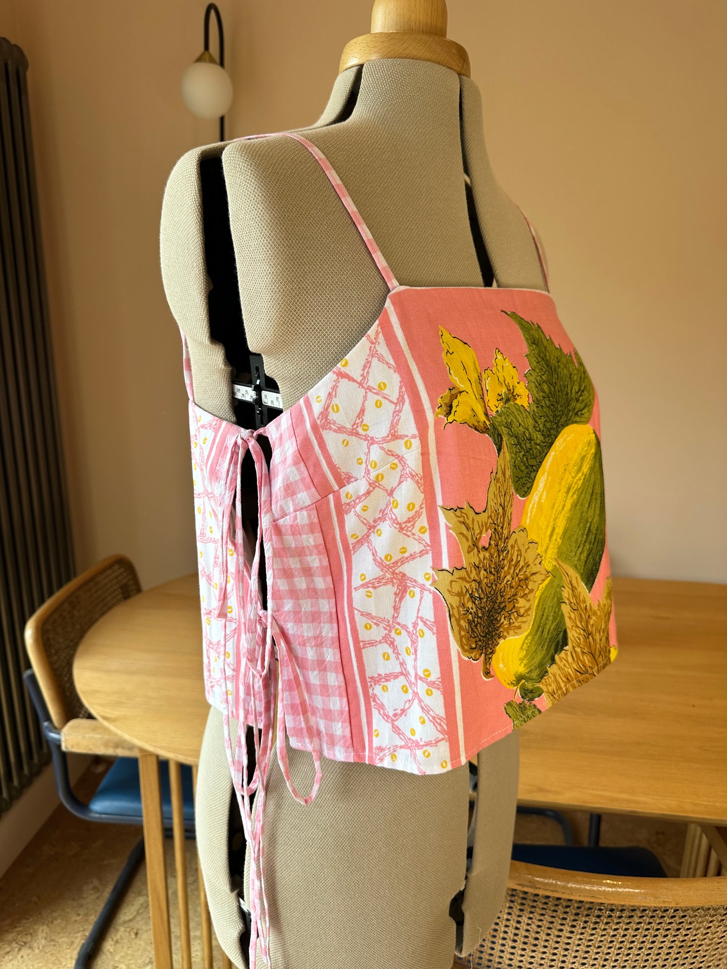 Pink May Tie Side Cami Size 14-16