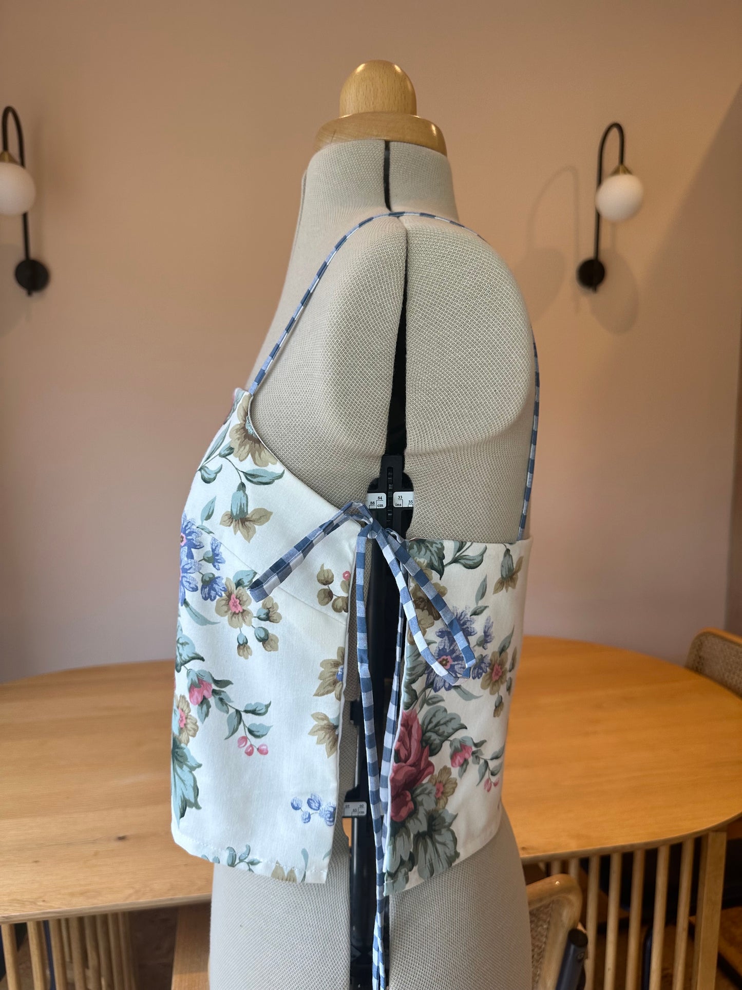 Vintage Floral May Tie Side Cami Size 2 (UK 10-12)
