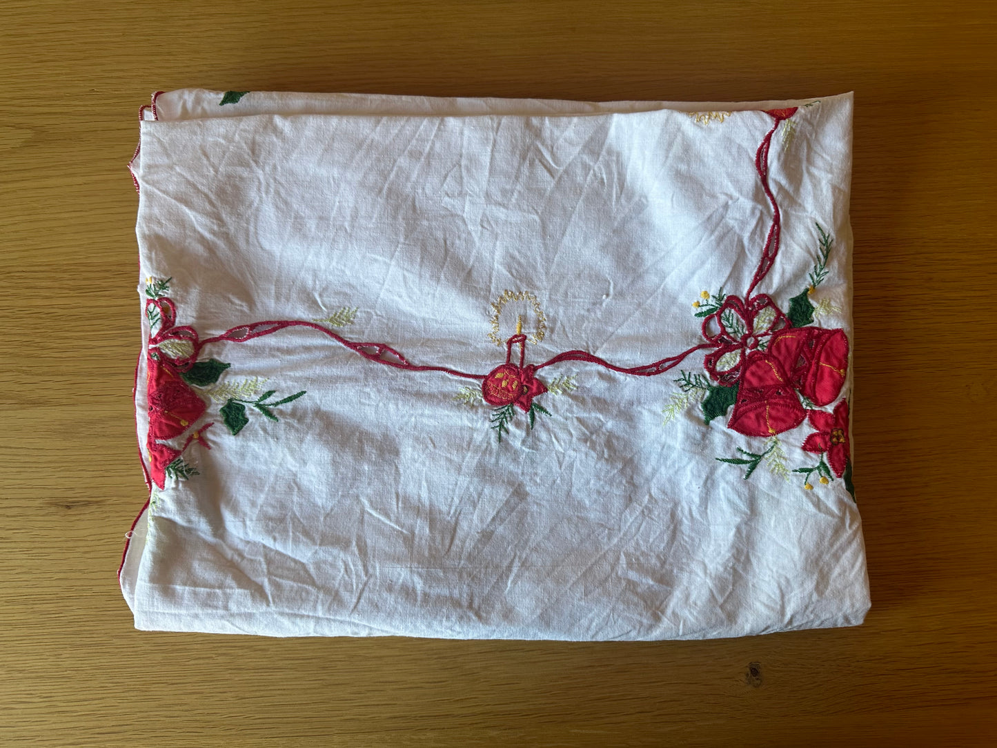 Made to Order Embroidered Christmas Tie Front Top - Any Size