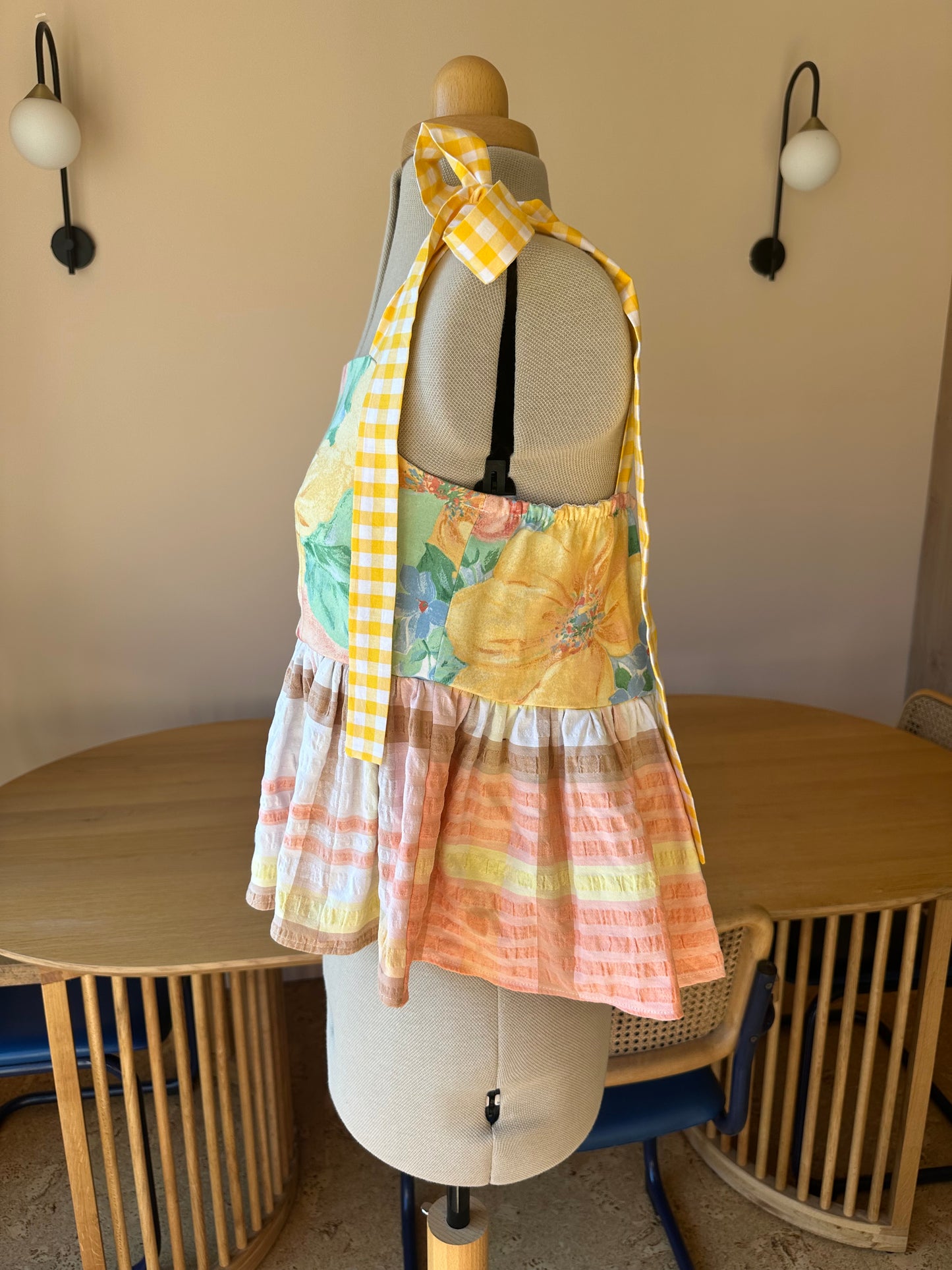 SAMPLE SALE 50% Off - Bright Floral Etta Tie Strap Top Size 2 (UK 10-12)