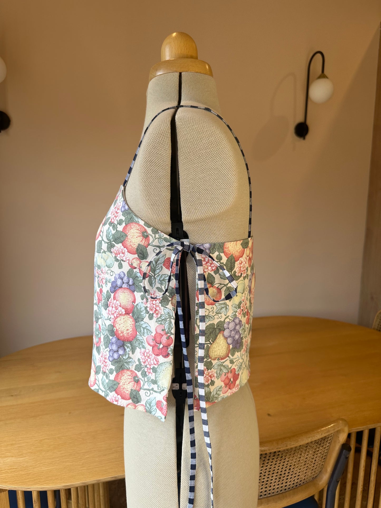 Fruit Print May Tie Side Cami Size 2 (UK 10-12)