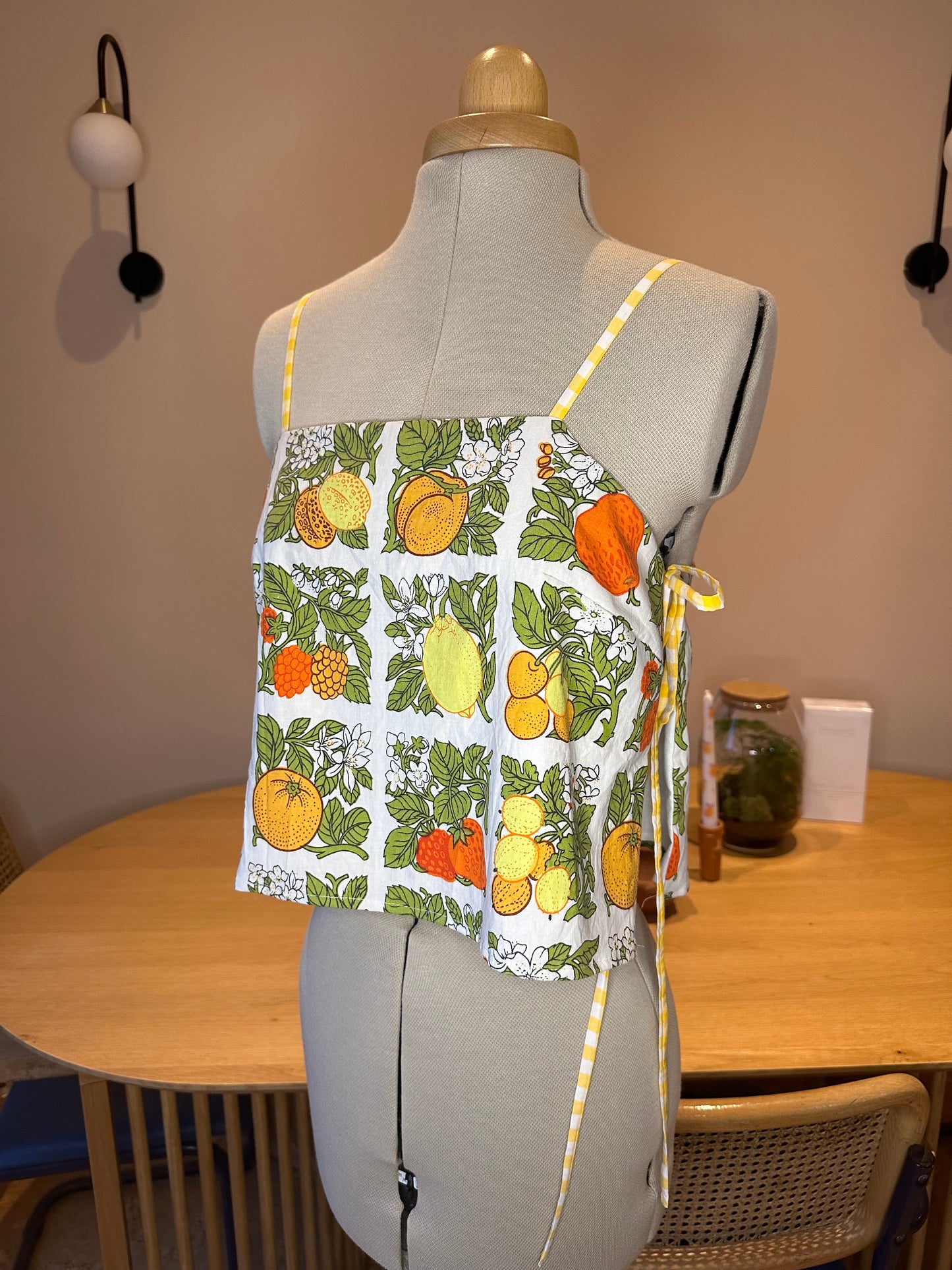 Fruit May Tie Side Cami Size 2 (UK 10-12)
