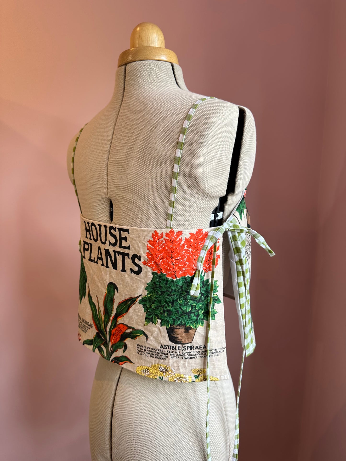 House Plant Tie Side Cami Size 2 (UK 10-12)