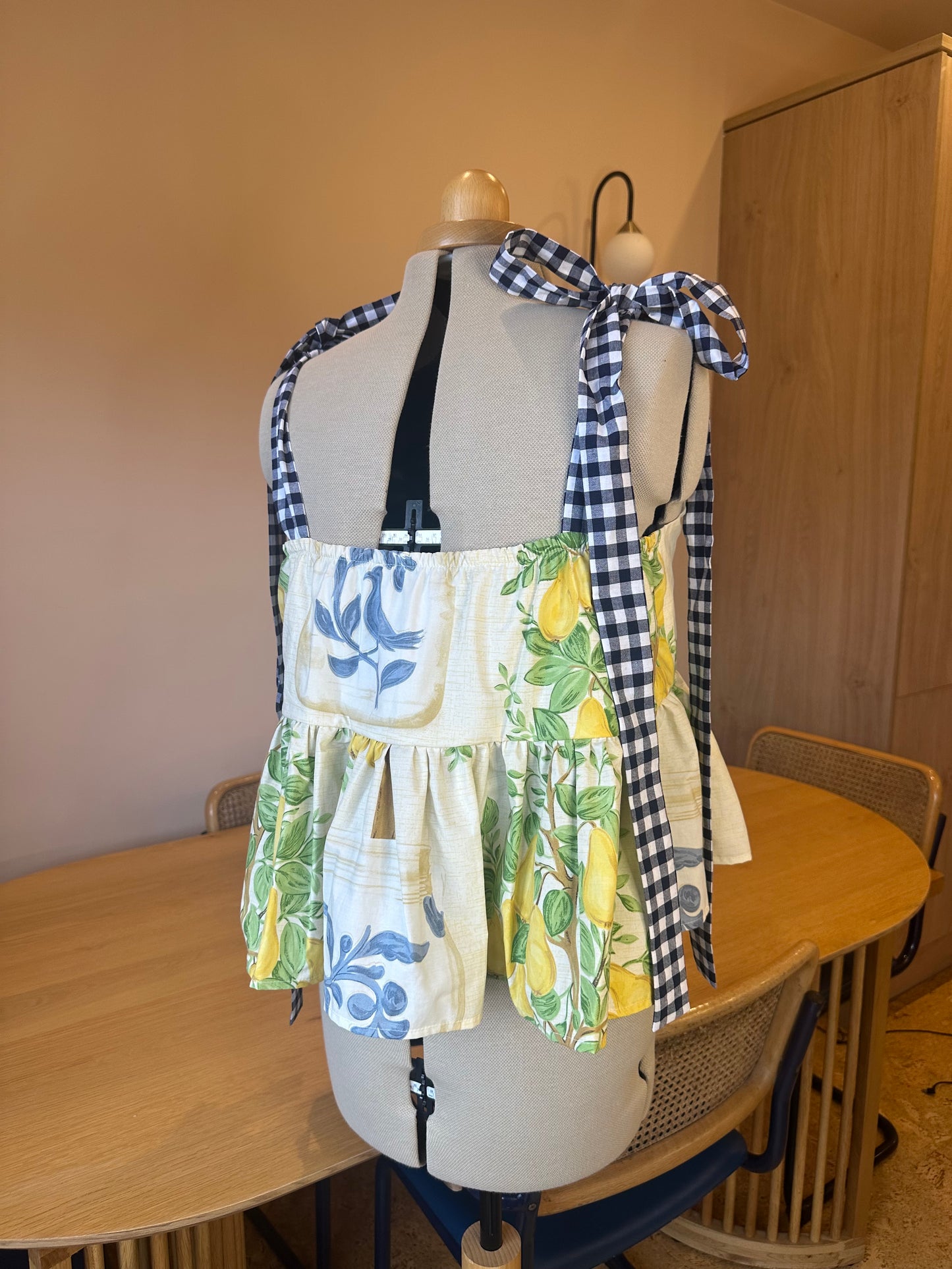 Pear Tree Etta Tie Strap Top Size 3 (UK 14-16)
