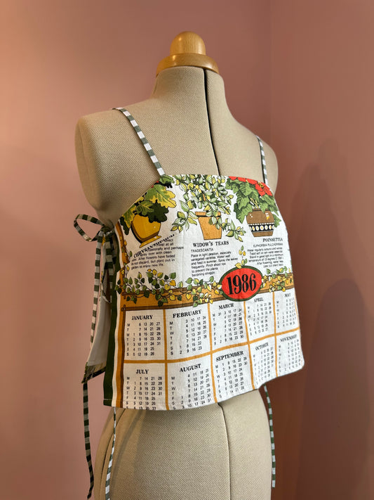 Houseplant Care 1984 May Tie Side Cami Size 6-8