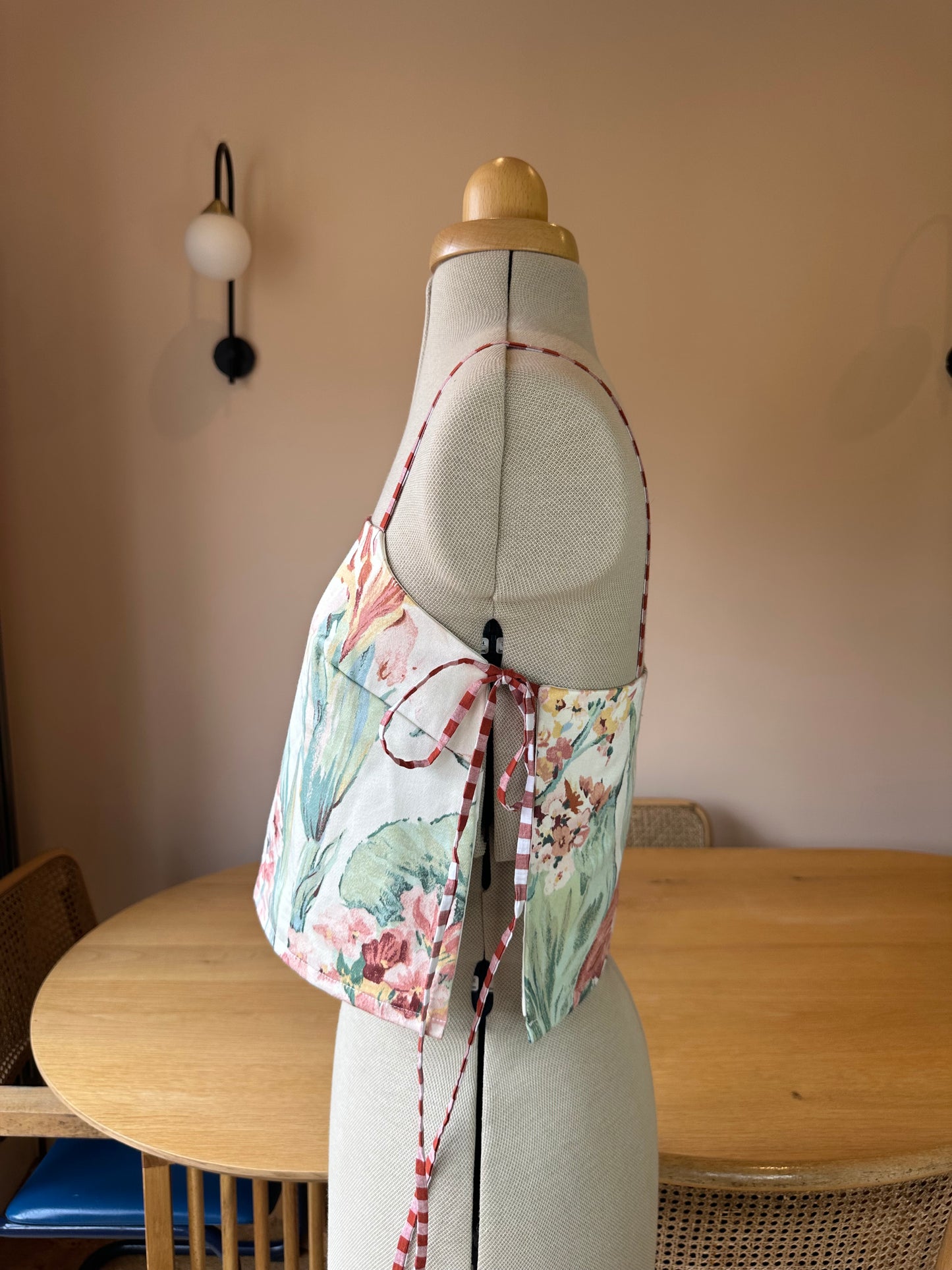 SAMPLE SALE 50% off - Tropical Floral Tie Side Cami Size 1 (UK 6-8)