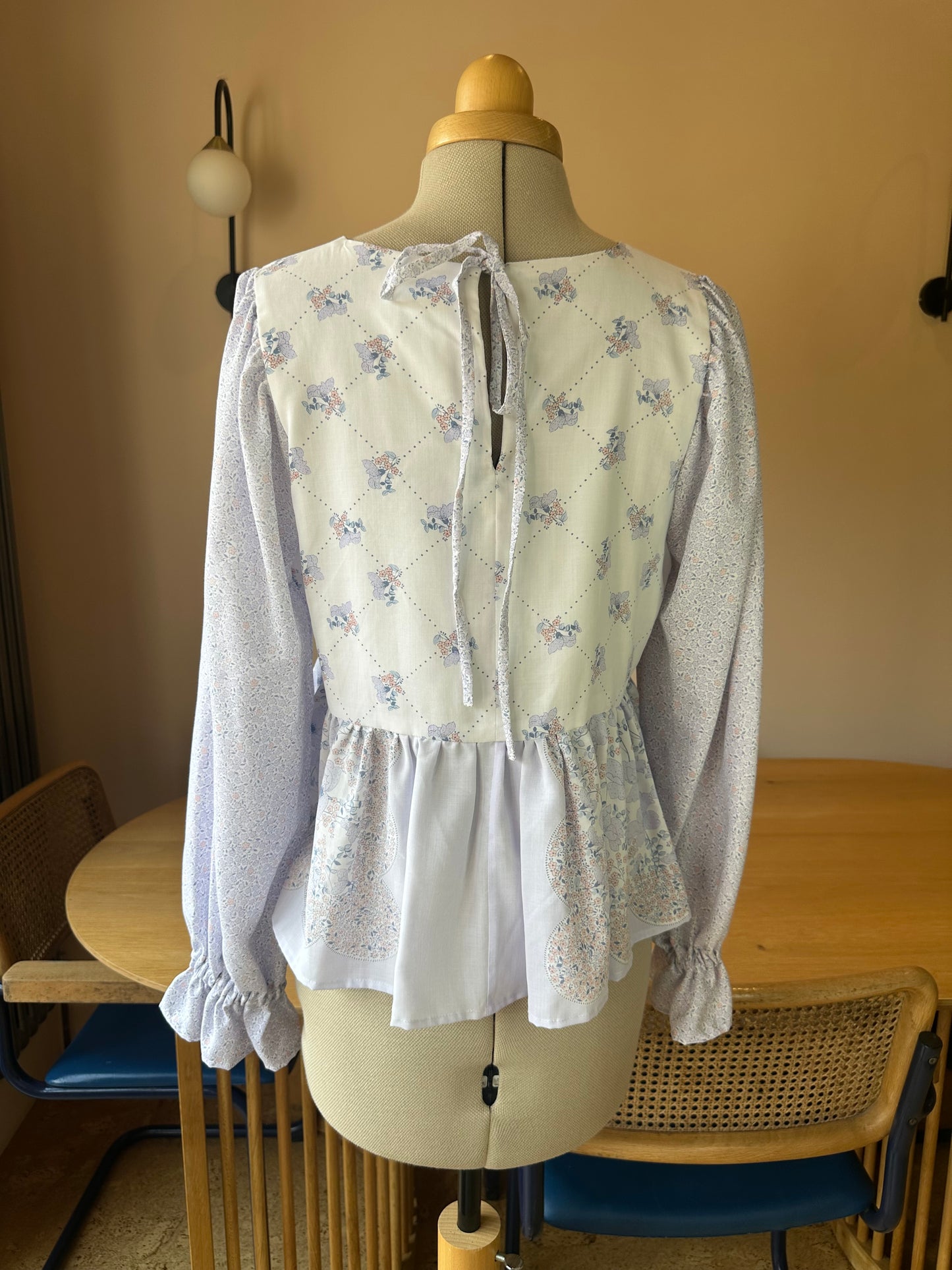 SAMPLE SALE 50% Off - Lilac Floral Carrie-Ann Top Size 1 (UK 6-8)
