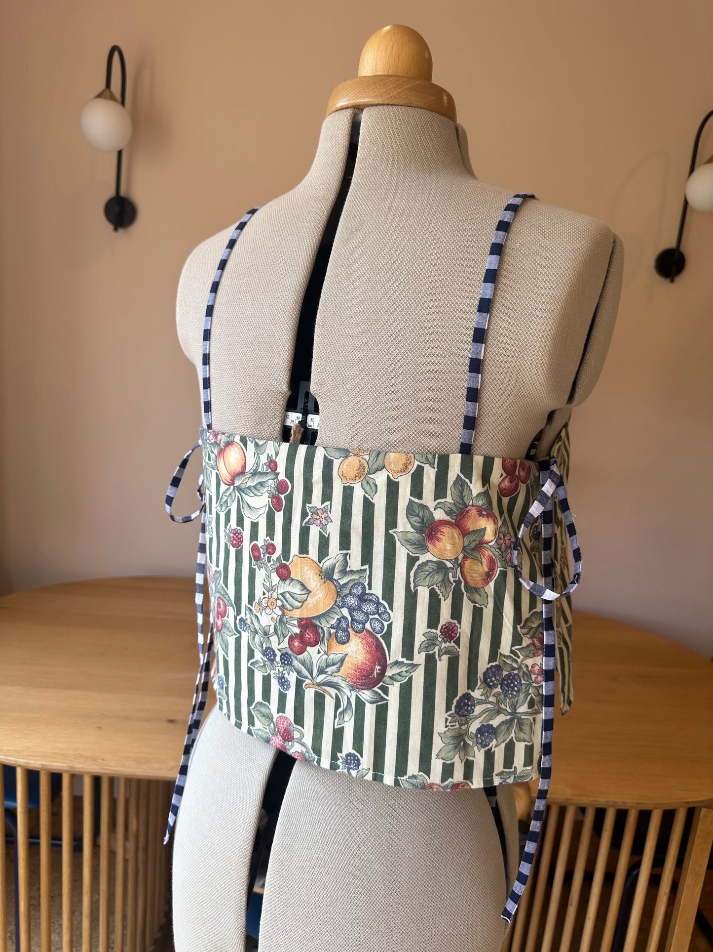 Fruit Stripe May Tie Side Cami Size 2 (UK 10-12)