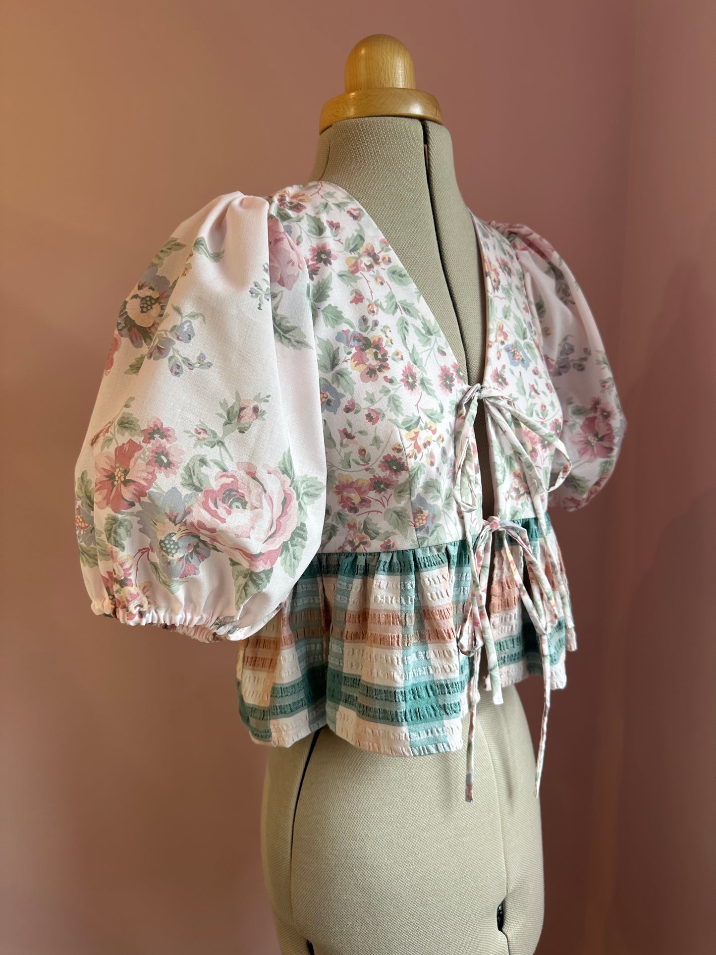 Tie Front Top Size 1 (UK 6-8)