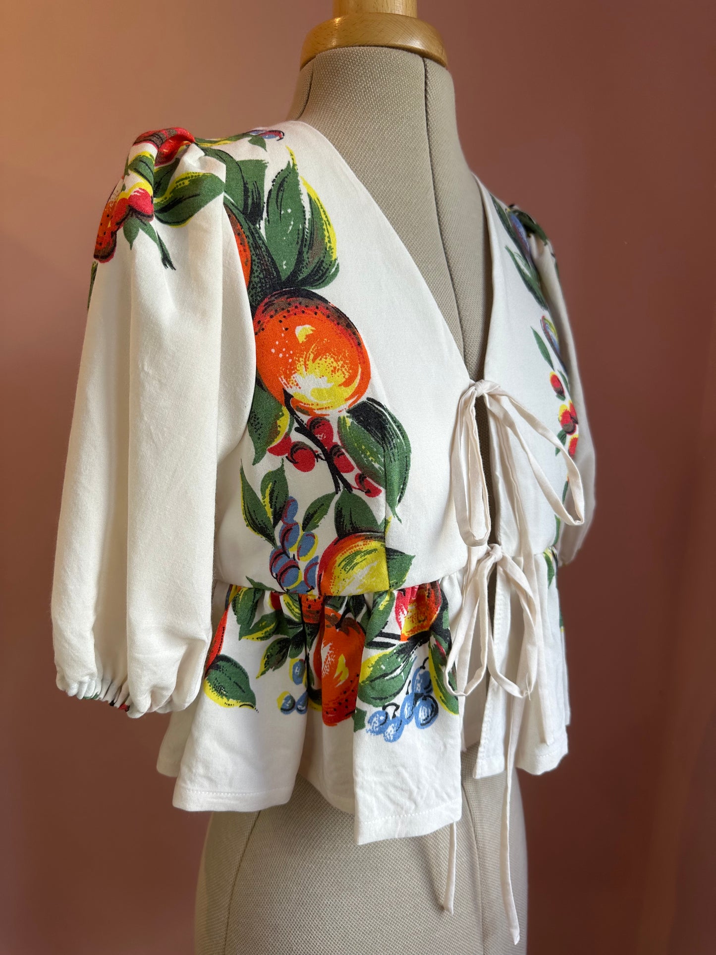 Fruity Tie Front Top Size 1 (UK 6-8)