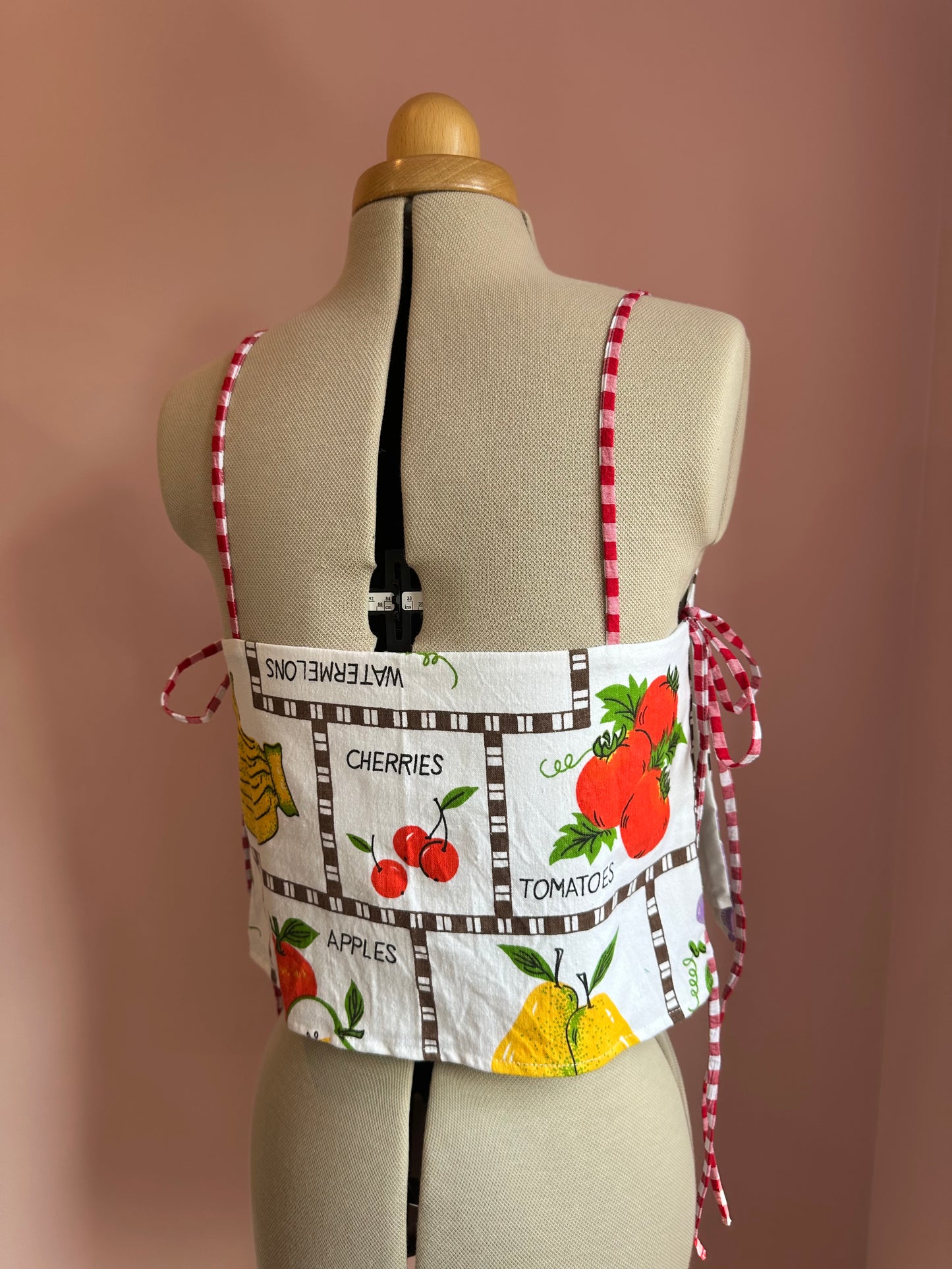 Fruit Print May Tie Side Cami Size 2 (UK 10-12)