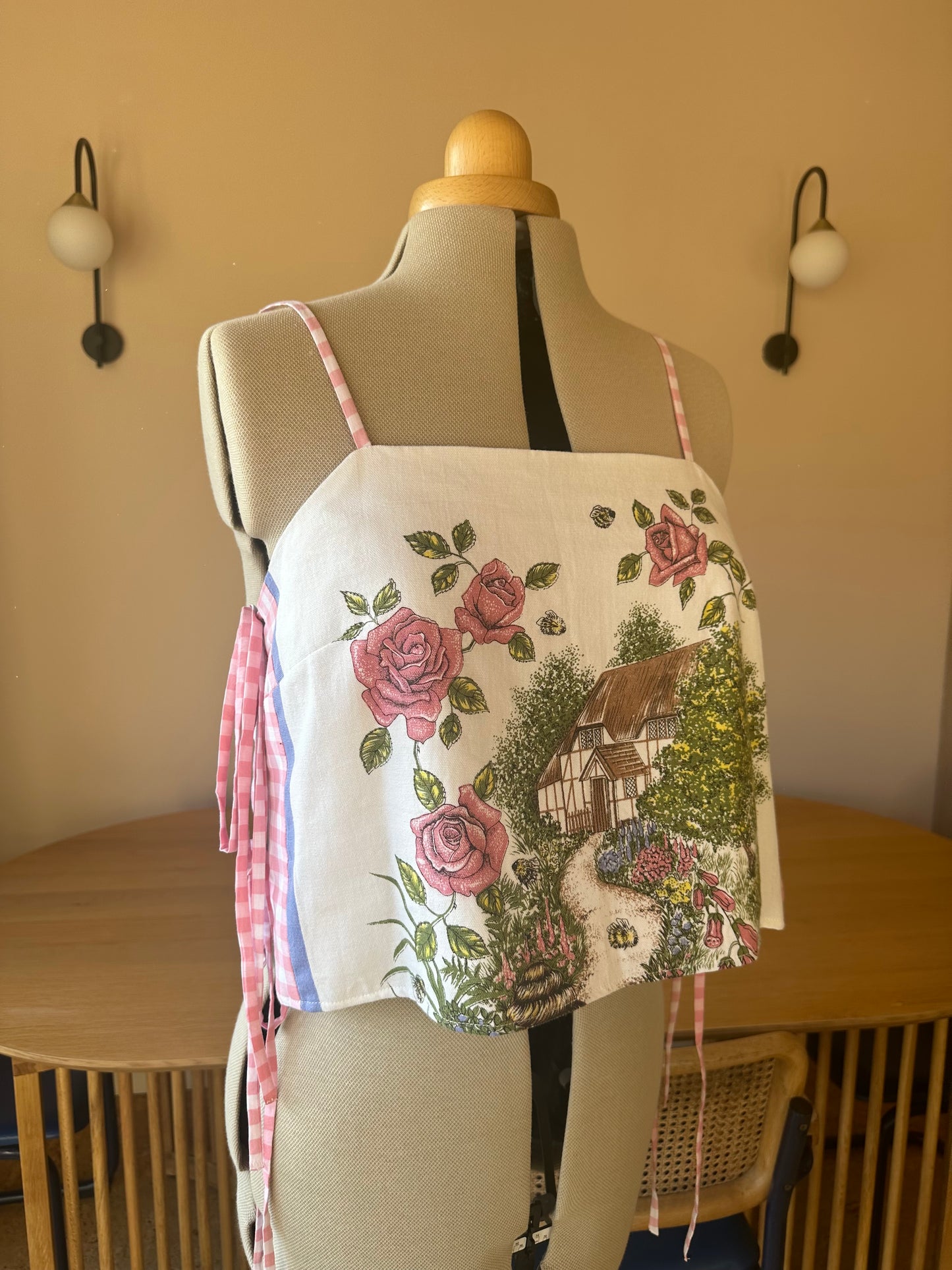 Pink Cottage May Tie Side Cami Size 3 (UK 14-16)