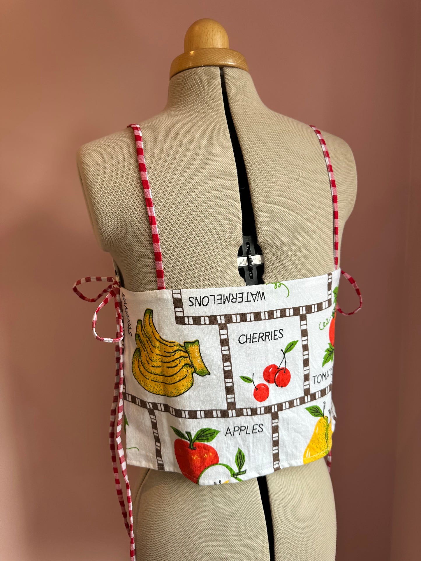 Fruit Print May Tie Side Cami Size 2 (UK 10-12)