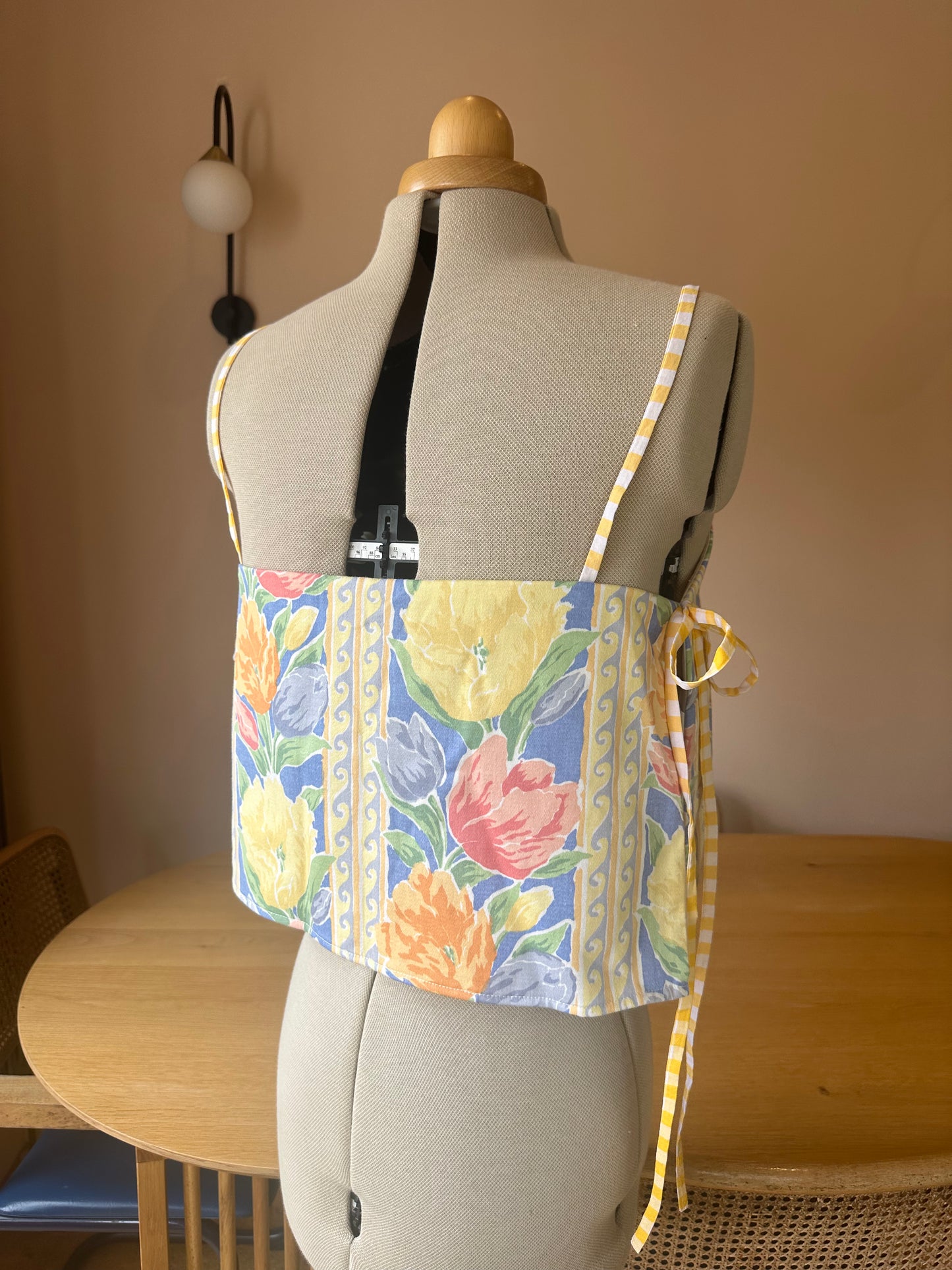 SAMPLE SALE 50% Off - Bright Floral May Tie Side Cami Size 3 (UK 14-16)