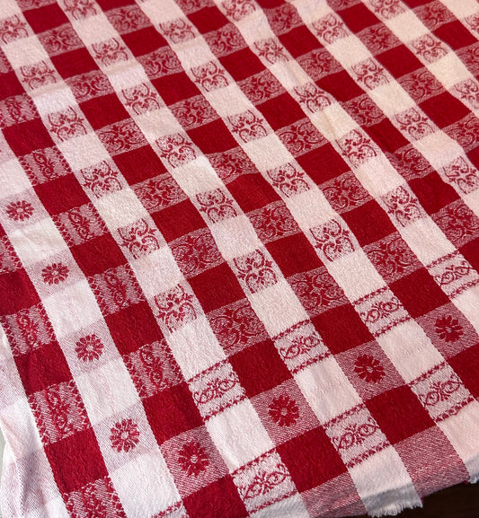 Red Check Tablecloth May Tie-Side Cami Custom