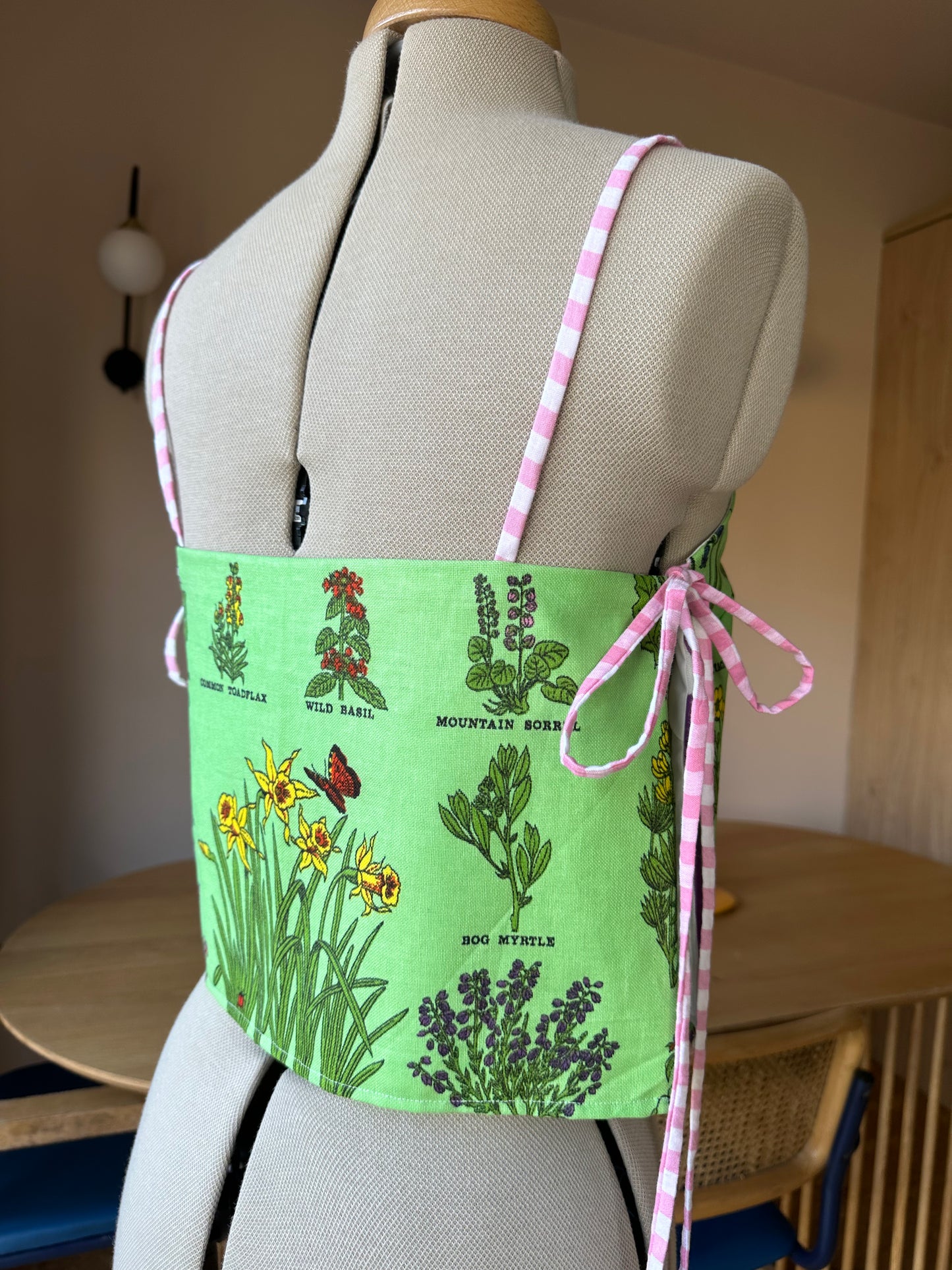 Flowers of Wales May Tie Side Cami Size 6-10