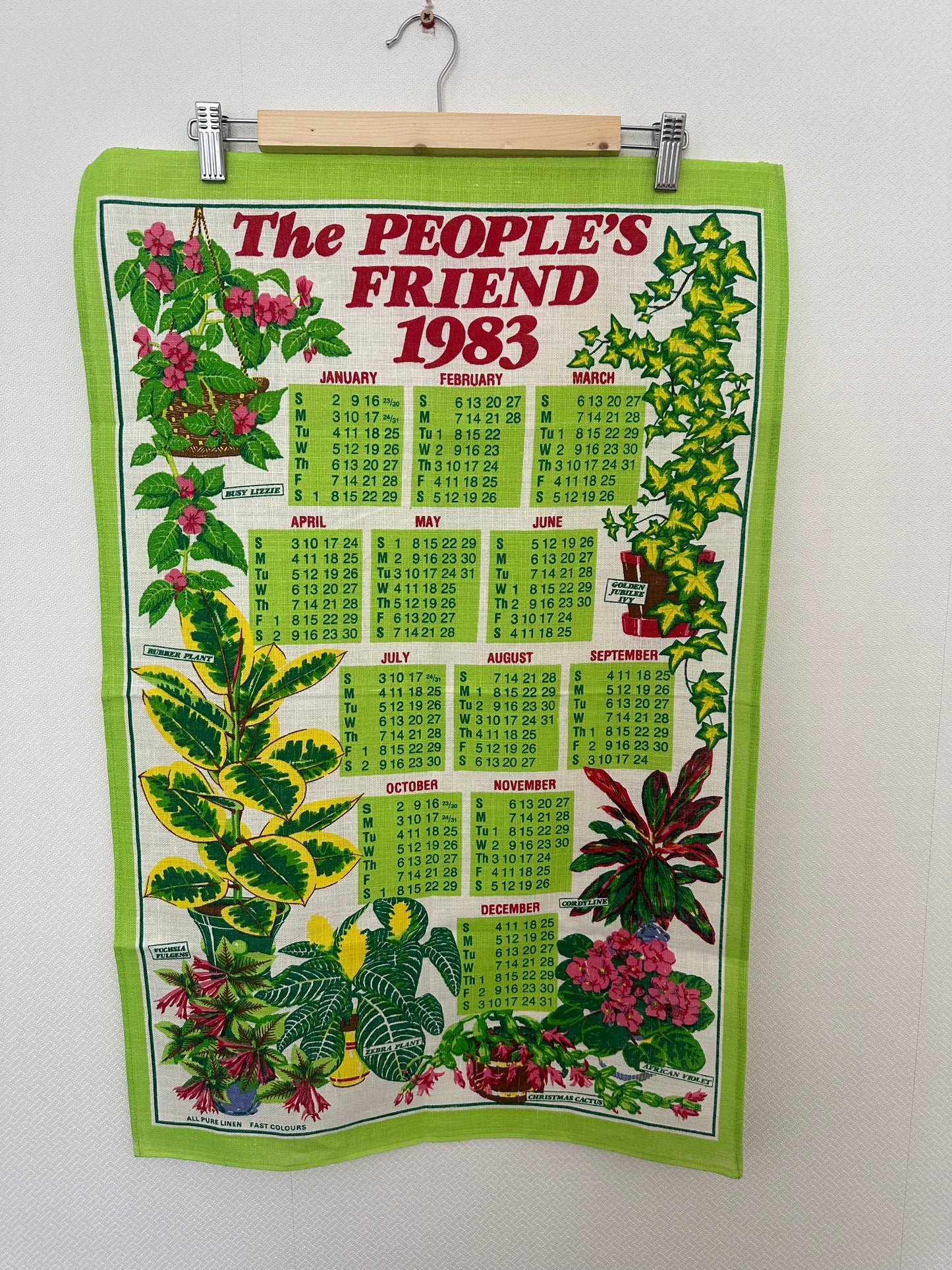 Tie Side Cami | Vintage 1983 People’s Friend Teatowel