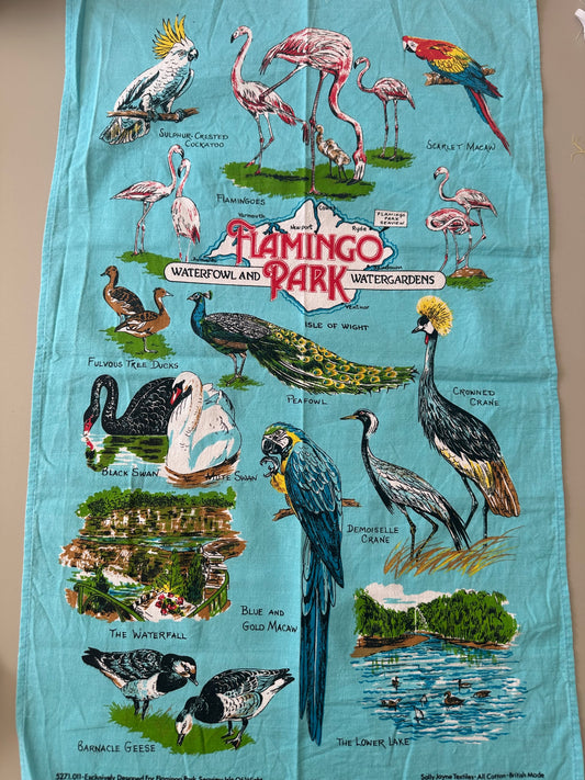 MADE TO ORDER Flamingo Park Tea Towel May Tie-Side Cami