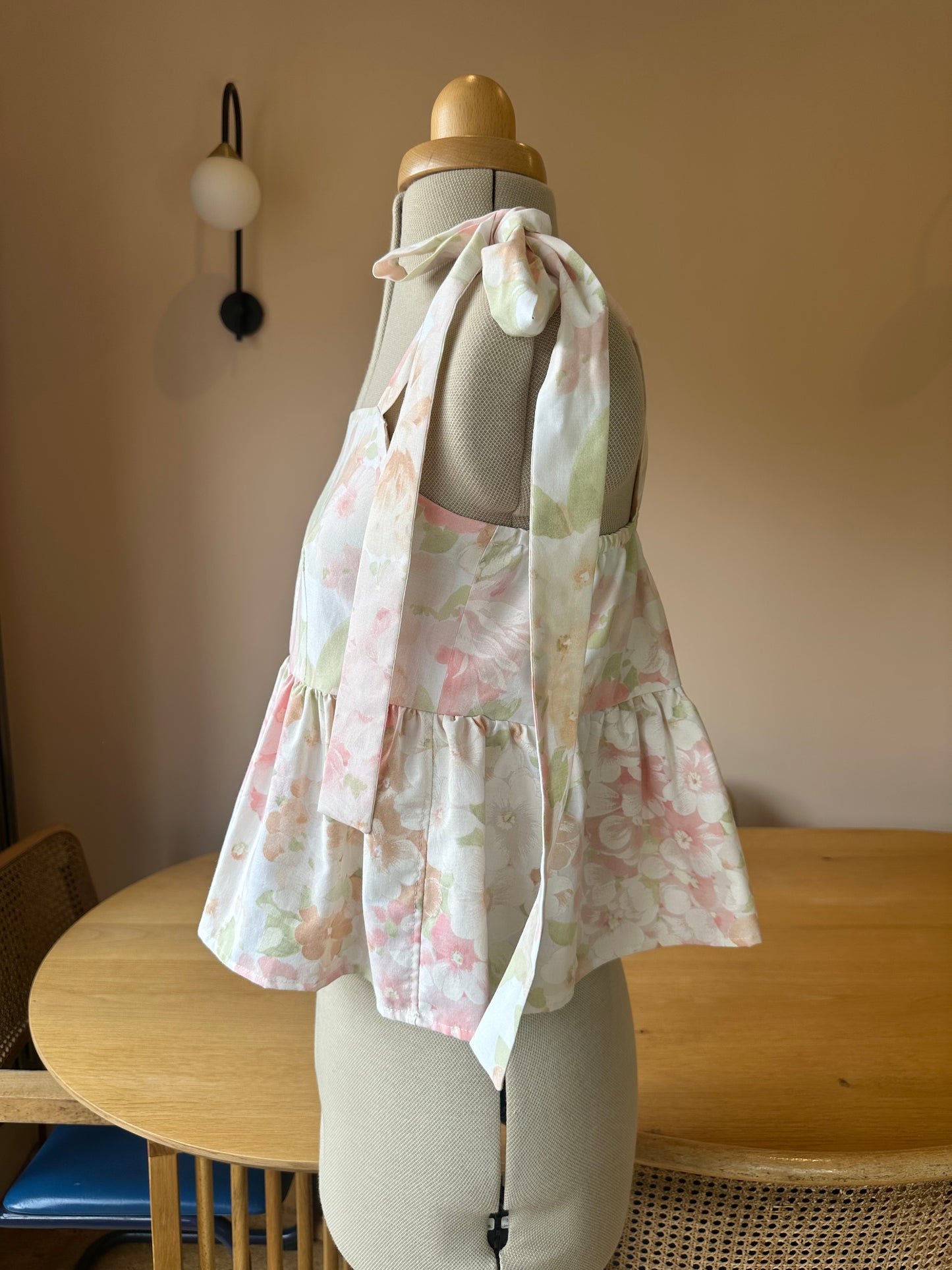 SAMPLE SALE 50% Off - Cross Stitch Browns Etta Tie Strap Top Size 1 (UK 6-8)