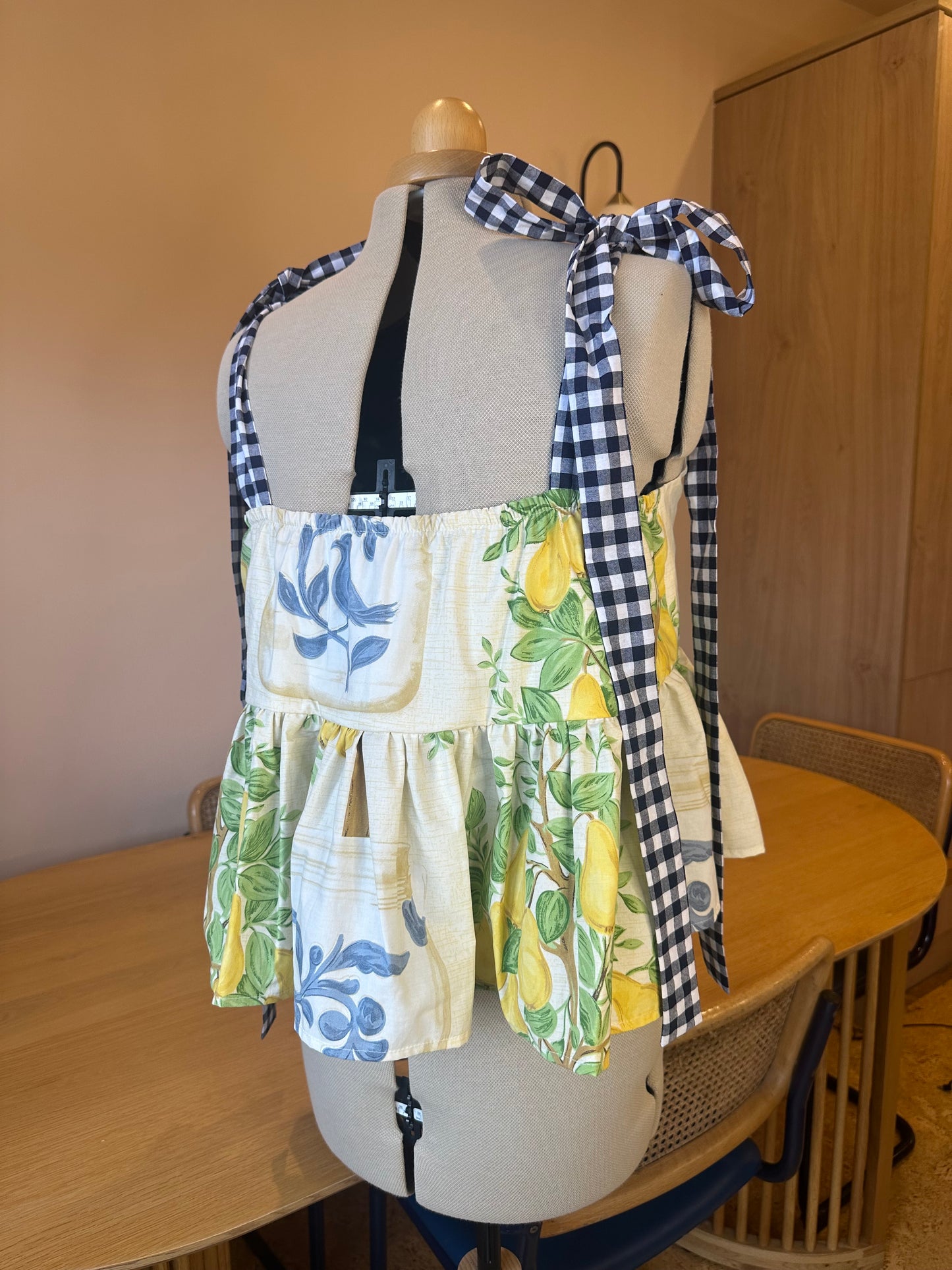 Pear Tree Etta Tie Strap Top Size 3 (UK 14-16)