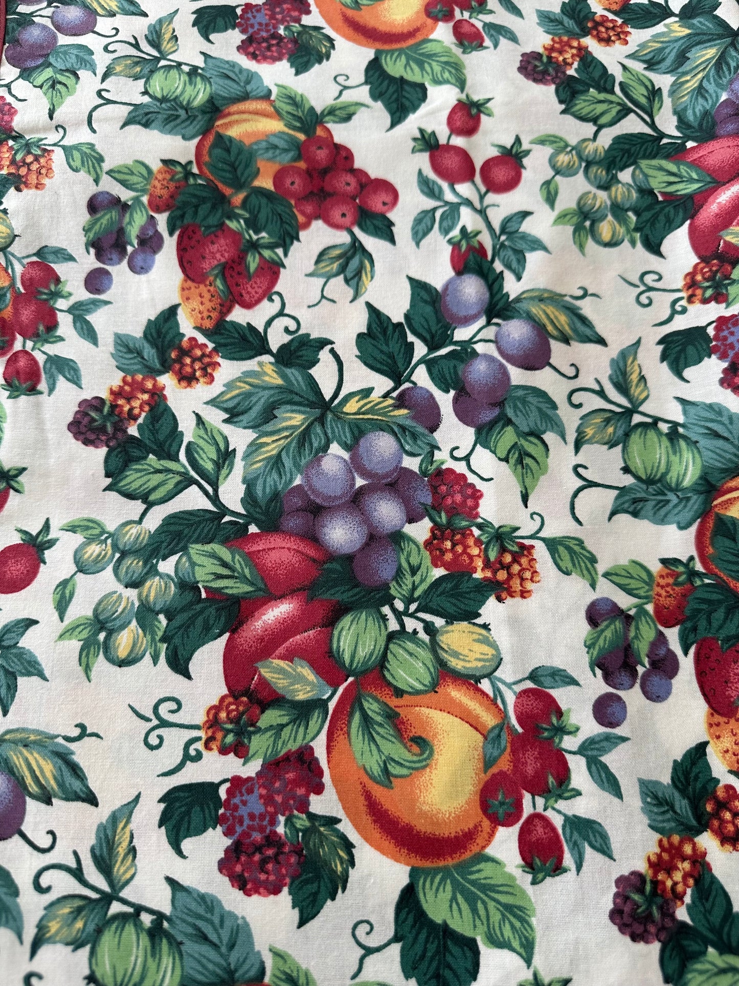 Tie Side Cami | Vintage Fruit Tablecloth