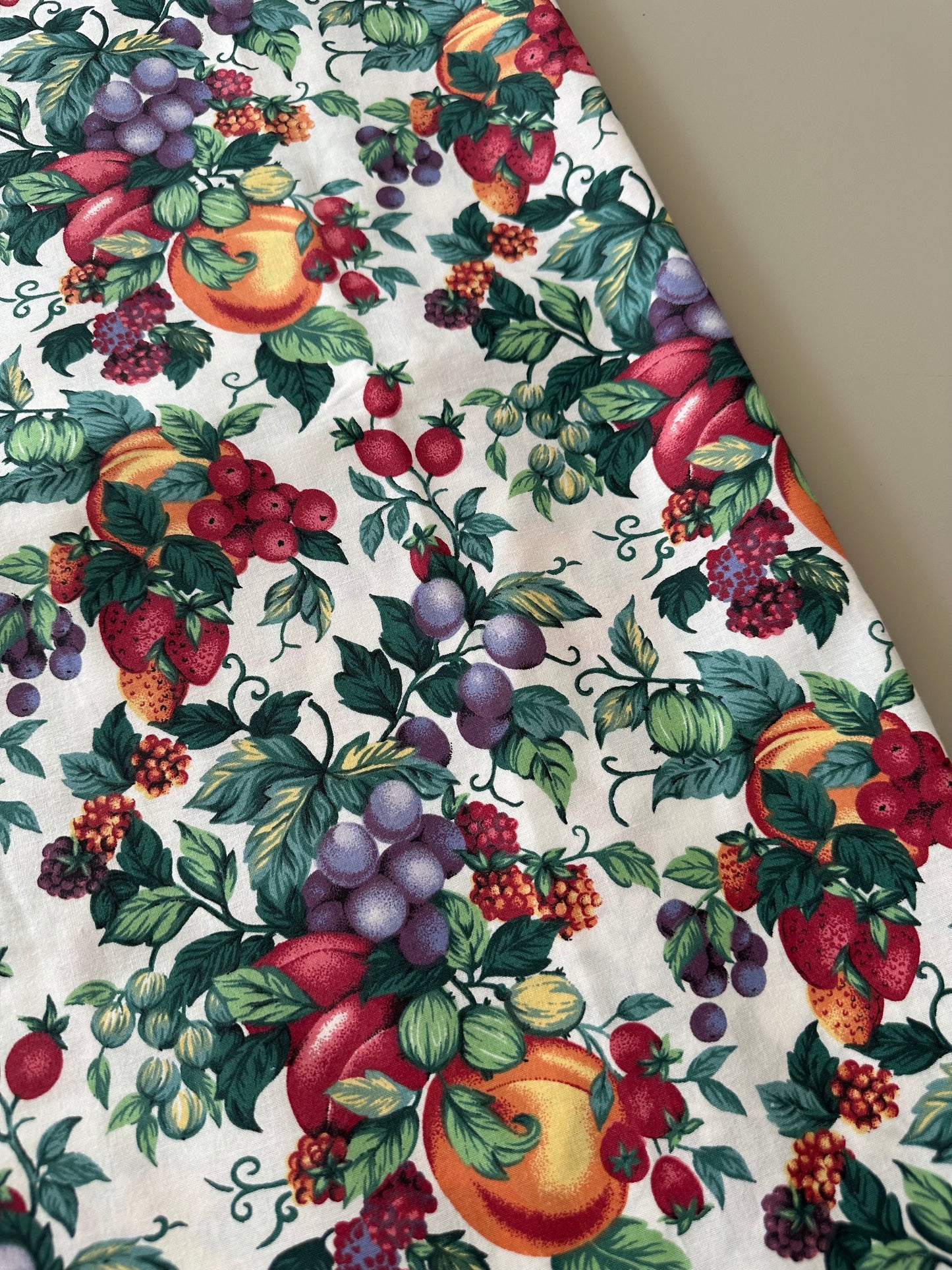 Tie Side Cami | Vintage Fruit Tablecloth