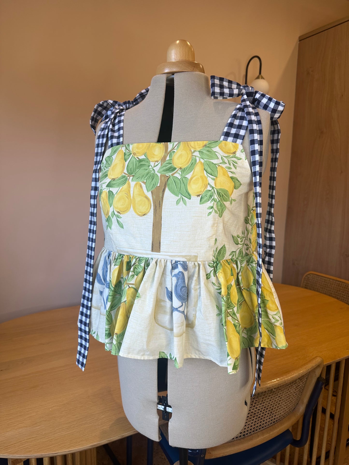 Pear Tree Etta Tie Strap Top Size 3 (UK 14-16)