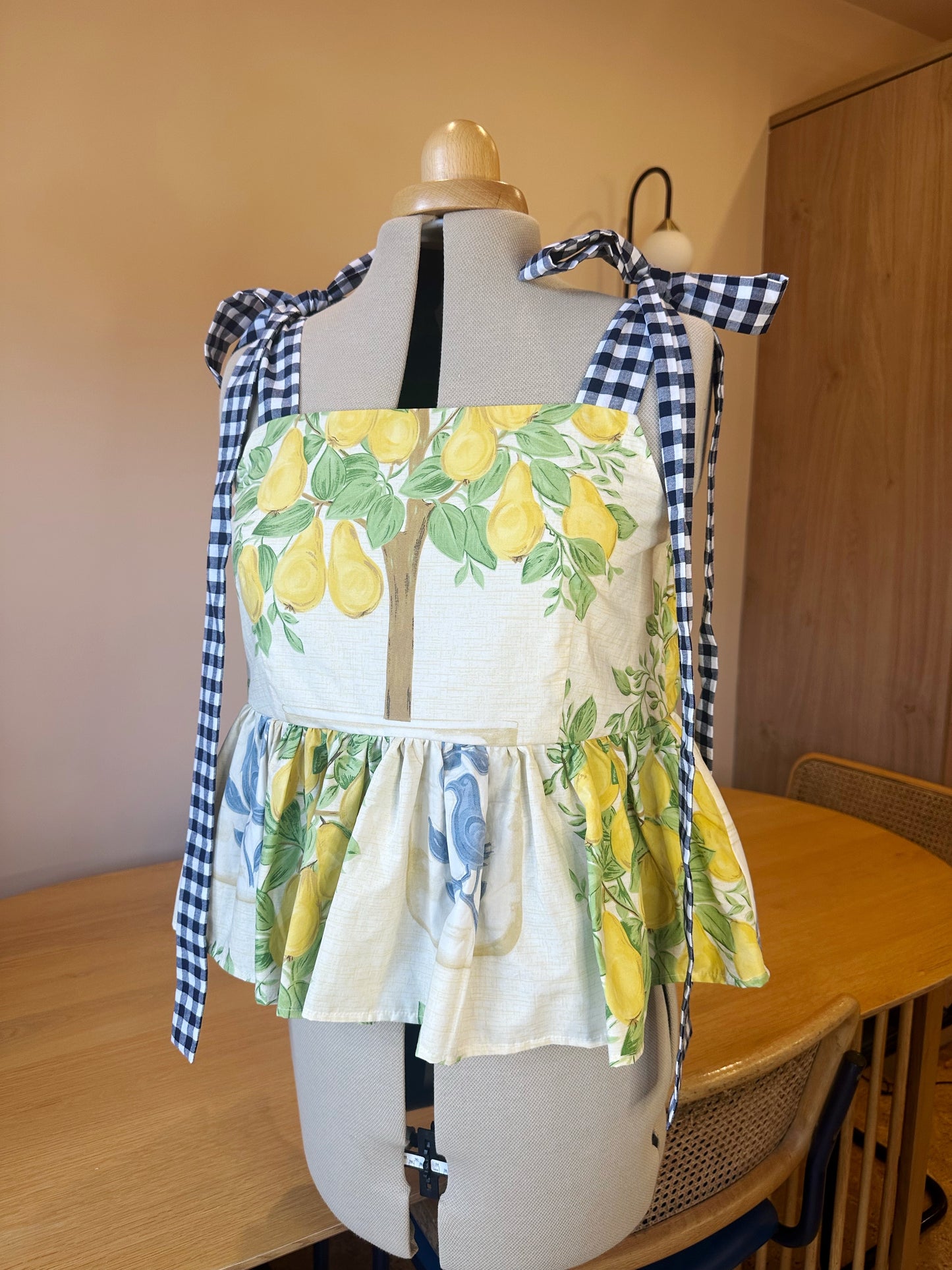 Pear Tree Etta Tie Strap Top Size 3 (UK 14-16)