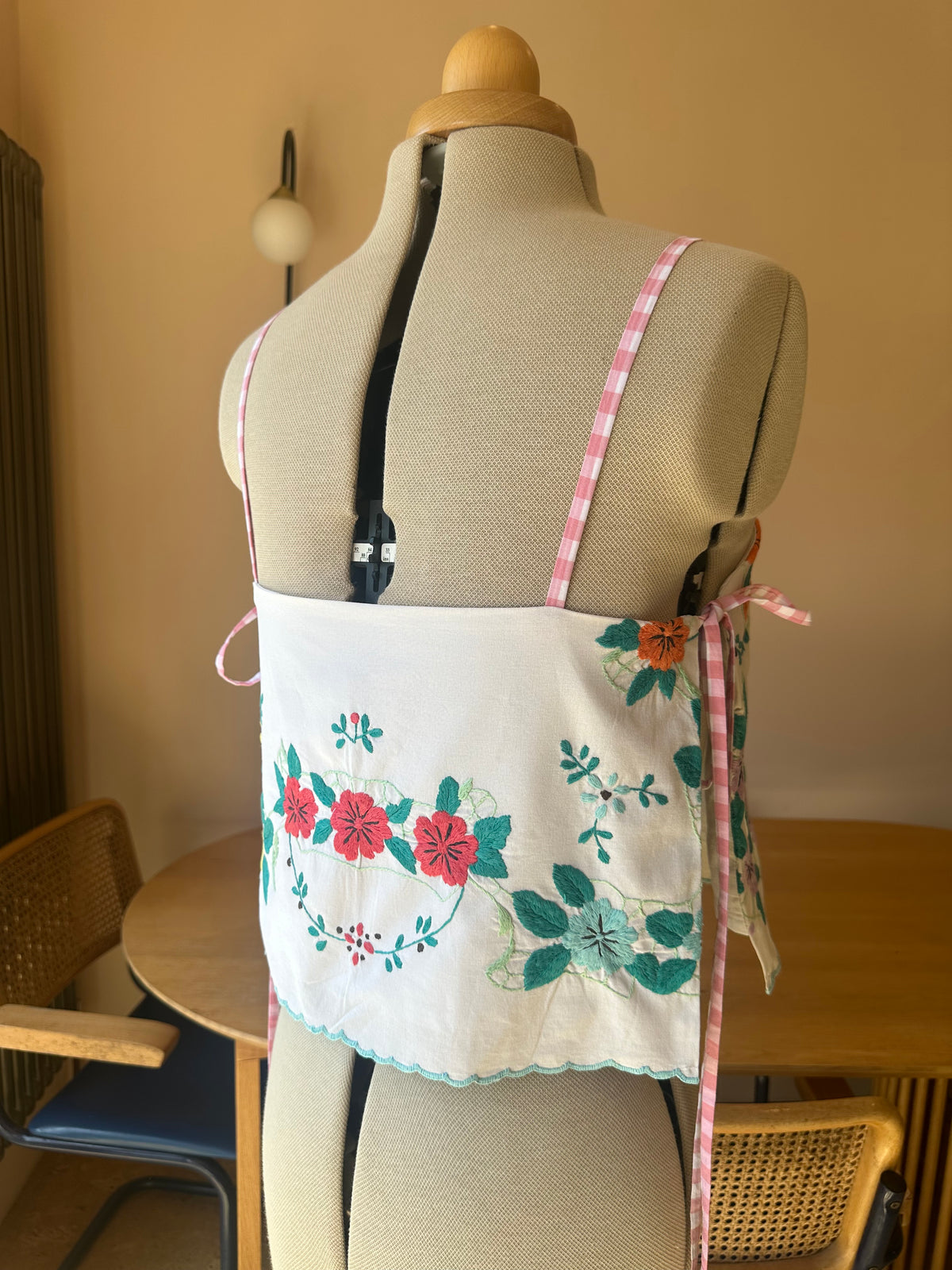 Pastel Embroidered May Tie Side Cami Size 2 (UK 10-12)