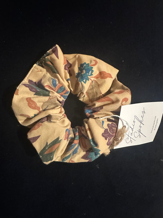 SAMPLE SALE 50% Off - Brown Paisley Scrunchie