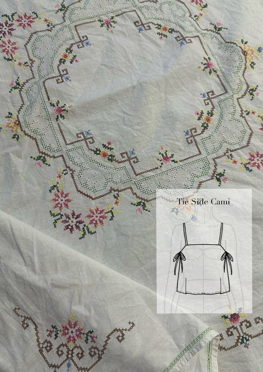 Tie Side Cami | Cross Stitch Tablecloth