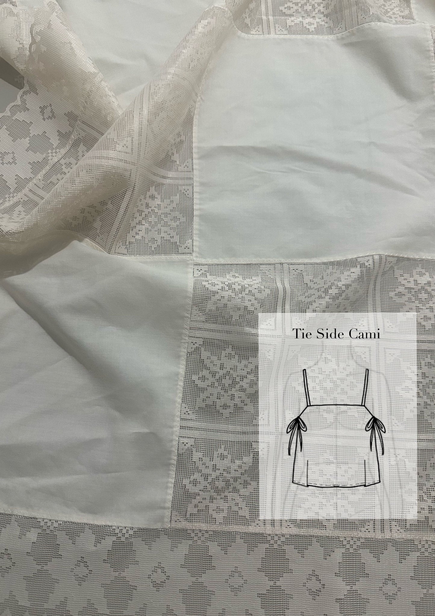 Tie Side Cami | Lace Tablecloth